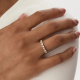 14k Heart Shape Horizontal Prong Setting Diamond Ring Ferkos Fine Jewelry