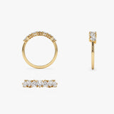 14k Heart Shape Up Down Prong Setting Diamond Ring Ferkos Fine Jewelry