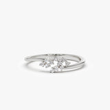 14k Mini Cluster Diamond Ring Ferkos Fine Jewelry