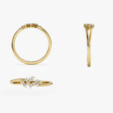 14k Mini Cluster Diamond Ring Ferkos Fine Jewelry