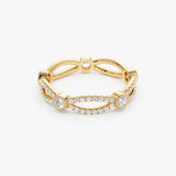 14K Infinity Diamond Eternity Ring Ferkos Fine Jewelry