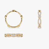 14K Infinity Diamond Eternity Ring Ferkos Fine Jewelry