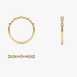 14k 4 Prong Petite Natural Diamond Ring Ferkos Fine Jewelry