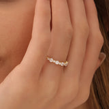 14k Round Diamond Mix Size Anniversary Ring Ferkos Fine Jewelry