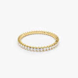 14k Full Eternity Petite Diamond Ring Ferkos Fine Jewelry