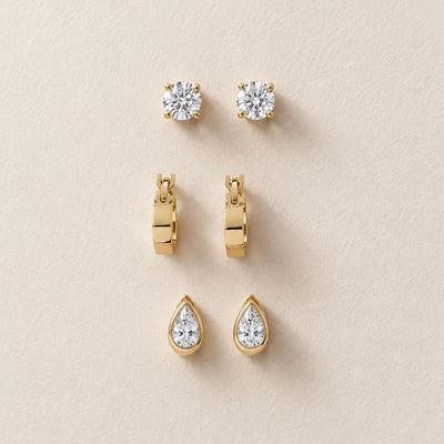 14K Gold and Diamond Earrings Collection