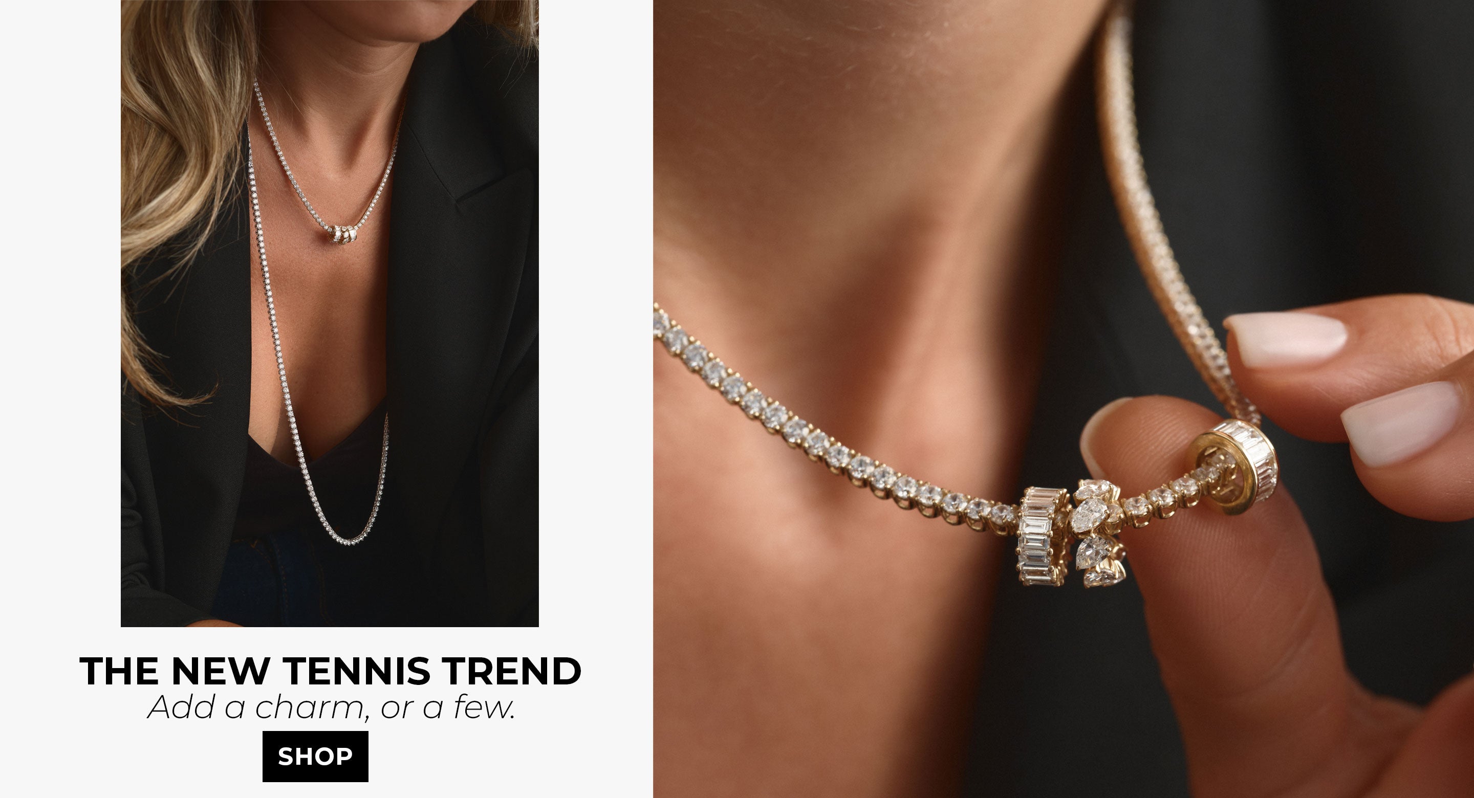 The new tennis trend - Add a charm or a few.