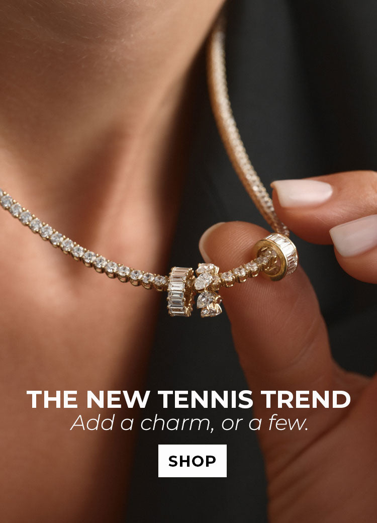 The new tennis trend - Add a charm or a few.