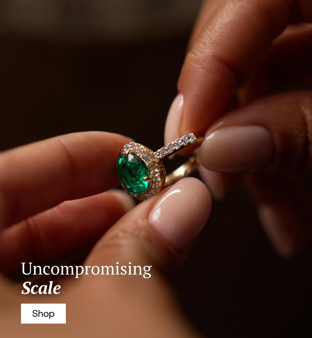 Lab Grown Emerald Jewelry