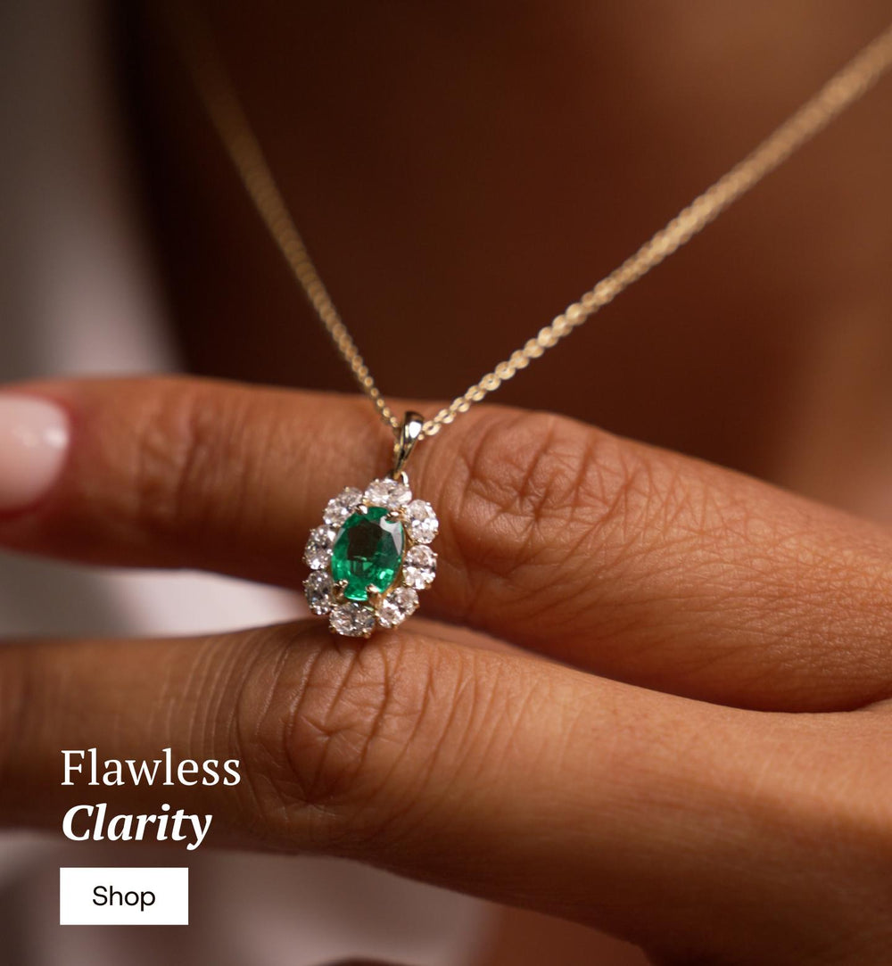 Lab Grown Emerald Jewelry