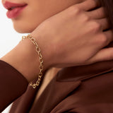14k Oval Link Cable Chain Bracelet  Ferkos Fine Jewelry