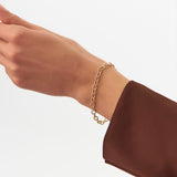 14k Oval Link Cable Chain Bracelet  Ferkos Fine Jewelry