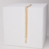 14k 5.7MM Wide Cobra Bracelet  Ferkos Fine Jewelry