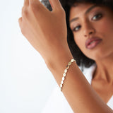 14k Gold Oval Link Stacking Bracelet  Ferkos Fine Jewelry