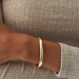 14K 7.5MM Classic Dome Gold Bangle Bracelet  Ferkos Fine Jewelry