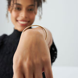 14k 3.5mm Dome Gold Bangle Bracelet  Ferkos Fine Jewelry