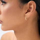 14k Braided 3MM Twist Earrings  Ferkos Fine Jewelry