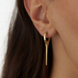 14k Solid Gold Dagger Earrings  Ferkos Fine Jewelry