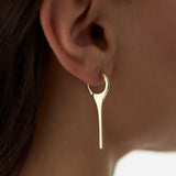 14k Solid Gold Dagger Earrings  Ferkos Fine Jewelry