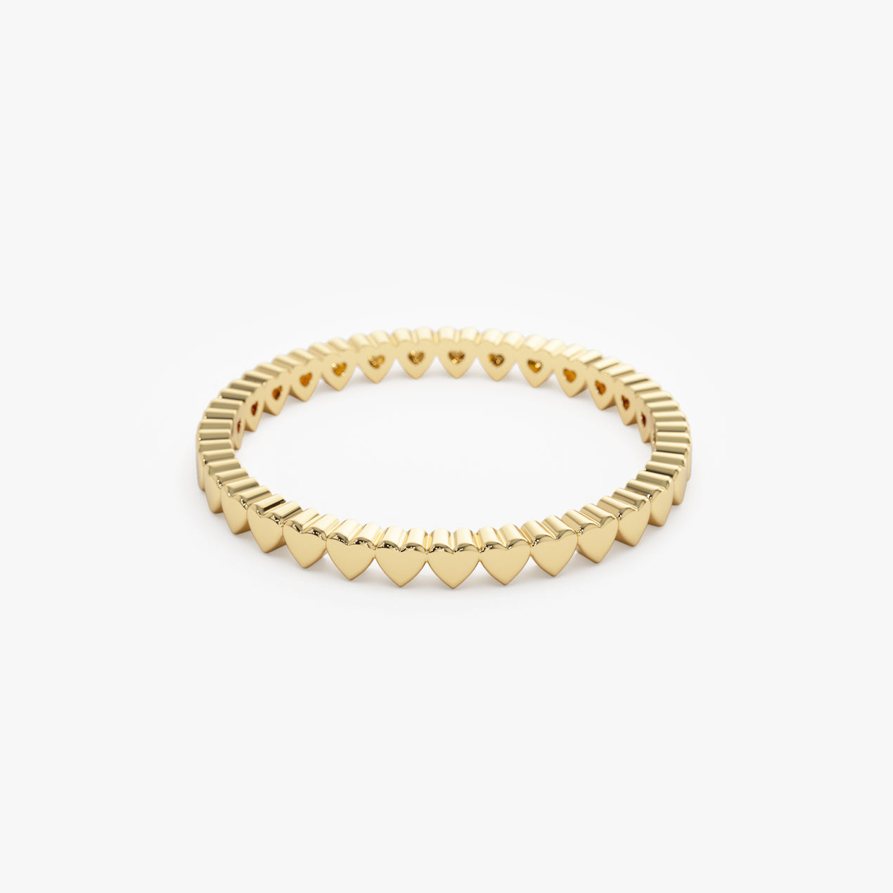 14K Gold Heart Bracelet – FERKOS FJ