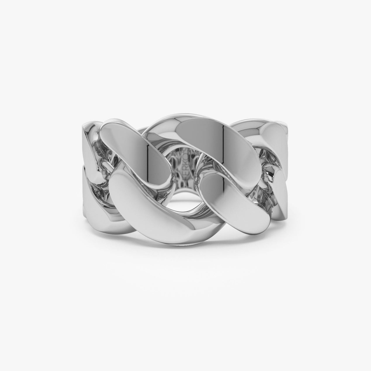 Diamond Link Ring, by Beladora, in 18K White Gold #513179