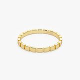 14K Geometric Square Stacking Ring  Ferkos Fine Jewelry