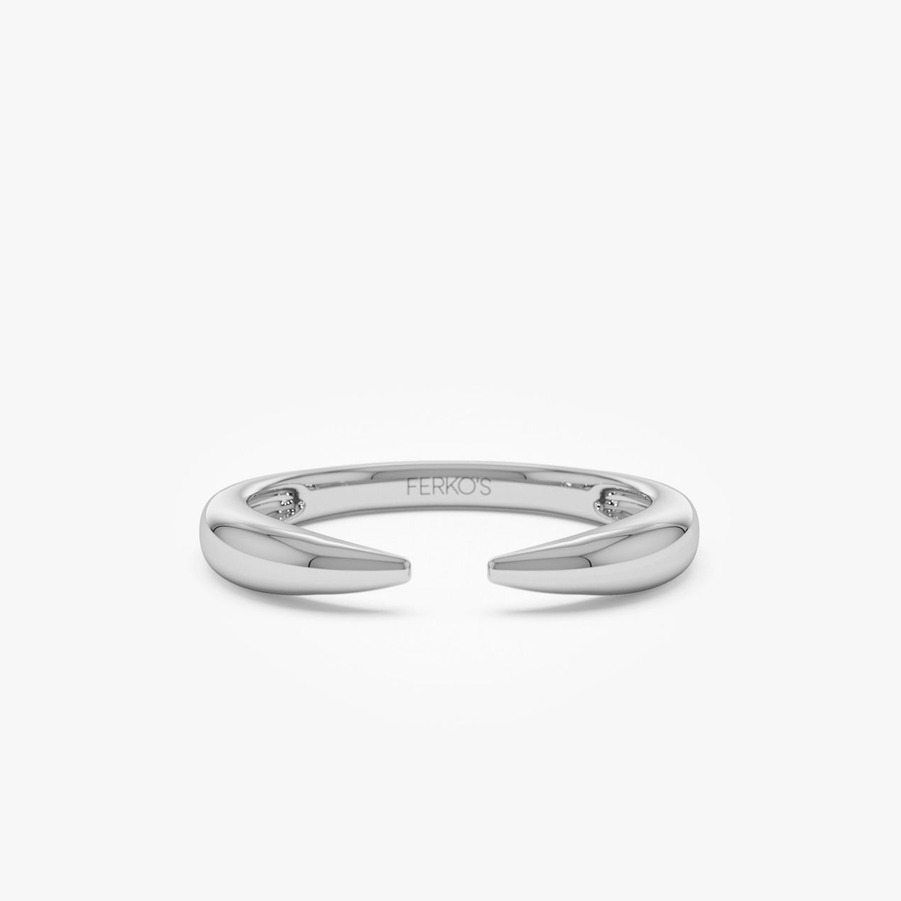14K Open Claw Cuff Ring For Women – Ferkos Fine Jewelry