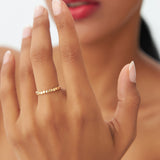 14k Dainty Heart Stacking Gold Ring  Ferkos Fine Jewelry