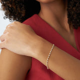 14K Gold Bezel Setting Diamond Tennis Bracelet  Ferkos Fine Jewelry