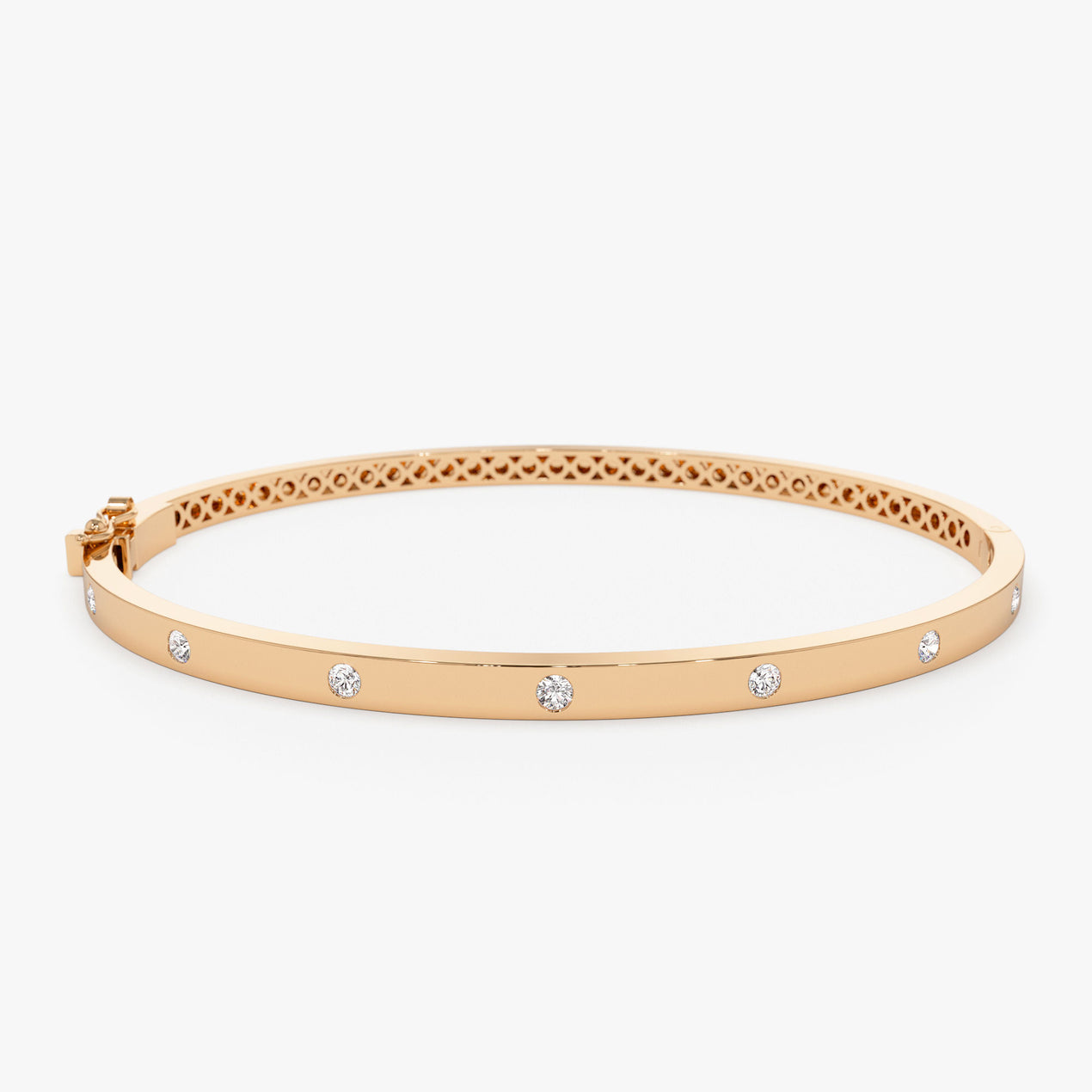 Stackable diamond bangle bracelets store
