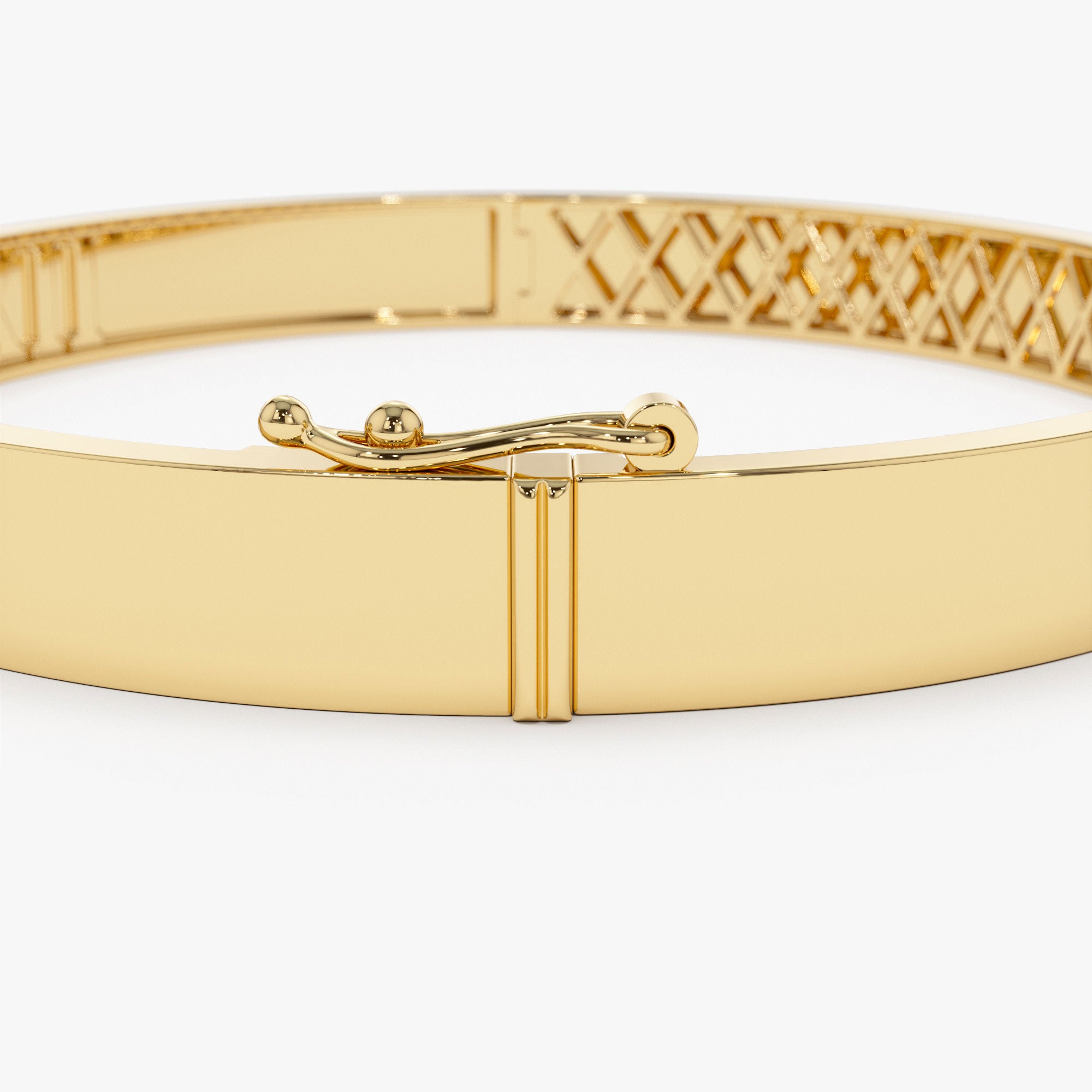 14K Personalized Roman Numeral Bangle Bracelet  Ferkos Fine Jewelry