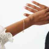 14k 0.50 ctw Diamond Bar Bangle Bracelet  Ferkos Fine Jewelry