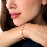 2.00 CTW 14k Bezel Setting Lab Grown Diamond Tennis Bracelet - Isla Ferkos Fine Jewelry