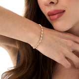 2.00 CTW 14k Bezel Setting Lab Grown Diamond Tennis Bracelet - Isla Ferkos Fine Jewelry