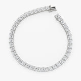 15.75 ctw 14k Lab Grown Cushion Cut Diamond Tennis Bracelet - Erin Ferkos Fine Jewelry