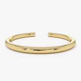 14K Gold 5MM Thick Open Cuff Bangle Bracelet 14k Gold Ferkos Fine Jewelry