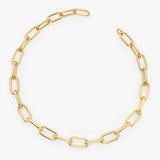 14K Gold 8MM Paperclip Chain Bracelet Ferkos Fine Jewelry