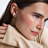 14K Heart Shaped Peridot Stud Earrings Ferkos Fine Jewelry