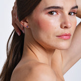 14K Cushion Shaped Round Amethyst Stud Earrings Ferkos Fine Jewelry