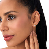 14k Marquise and Round Diamond Butterfly Studs Ferkos Fine Jewelry