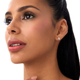 14k Marquise Diamond Cluster Studs Ferkos Fine Jewelry