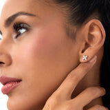 14k Marquise Diamond Cluster Studs Ferkos Fine Jewelry