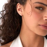 14k Diamond Floral Cluster Stud Earrings Ferkos Fine Jewelry