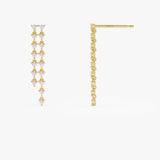 14k Gold Diamond Chandelier Earrings Ferkos Fine Jewelry