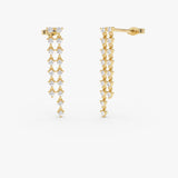 14k Gold Diamond Chandelier Earrings 14k Gold Ferkos Fine Jewelry