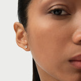 1.00 Ctw 14k Asscher Cut Lab Grown Diamond Stud Earrings - Jovia Ferkos Fine Jewelry