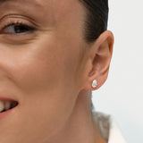 1.50 Ctw 14K Pear Shape Lab Grown Diamond Stud Earrings – April Ferkos Fine Jewelry