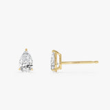 1.50 Ctw 14K Pear Shape Lab Grown Diamond Stud Earrings – April Ferkos Fine Jewelry