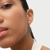 1.05 CTW 14k Lab Grown Double Pear Shape Studs - Kira Ferkos Fine Jewelry