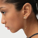 14k Diamond Tassel Dangle Earrings Ferkos Fine Jewelry